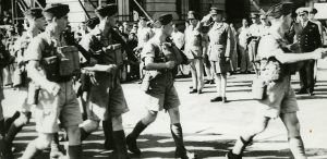 Soldiers on parade