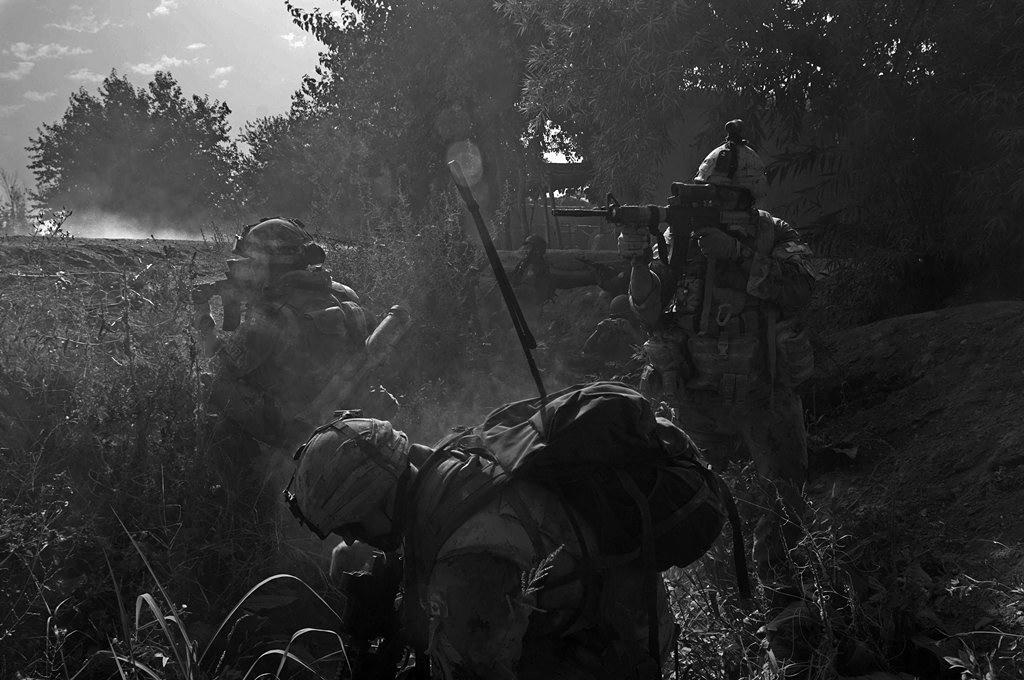 Three soldiers