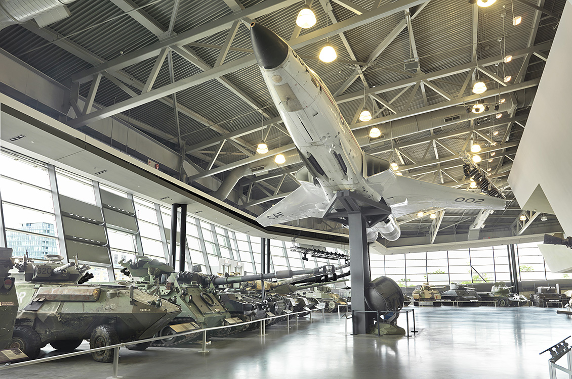 An exhibition space